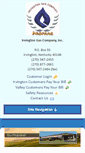 Mobile Screenshot of irvingtongas.com